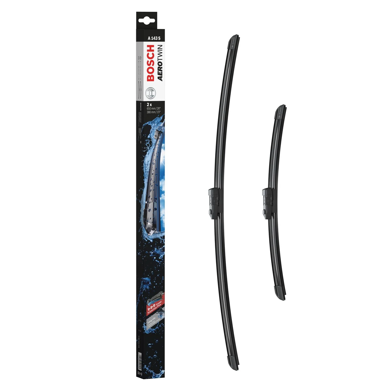A143S Bosch Aerotwin Twin Pack