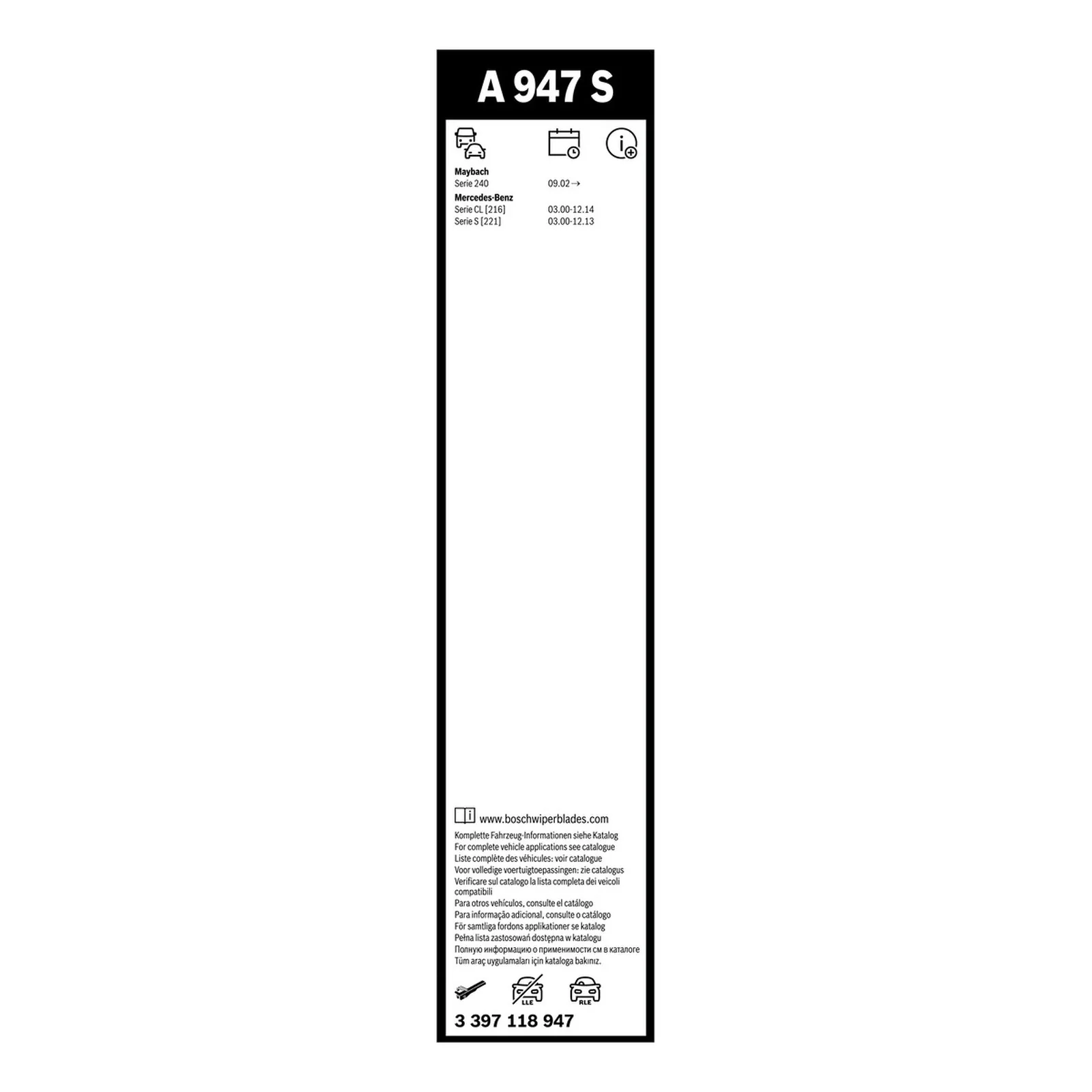 A947S Bosch Aerotwin Twin Pack - Image 3