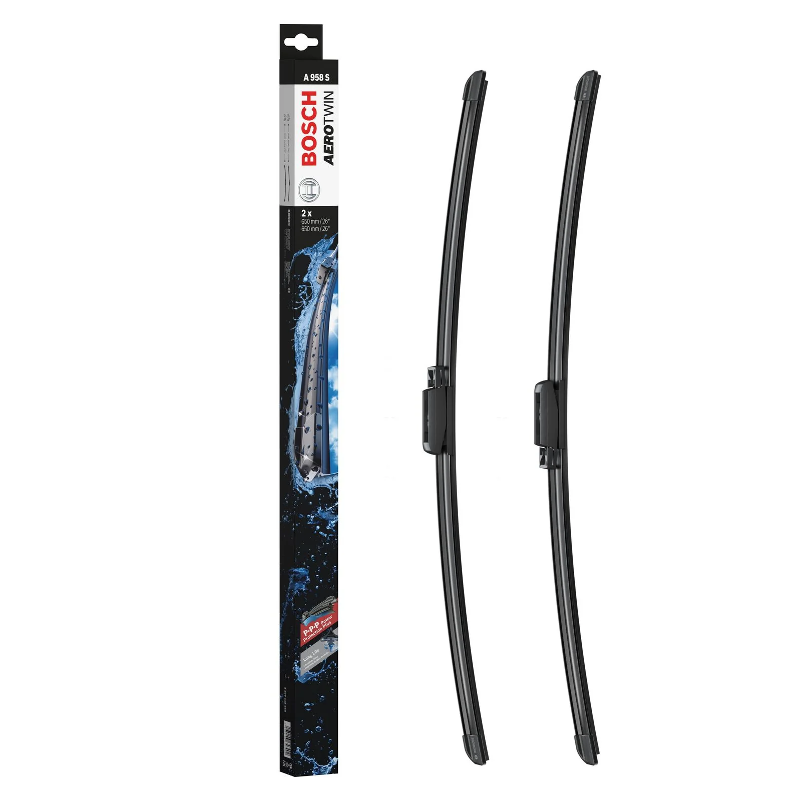 A958S Bosch Aerotwin Twin Pack