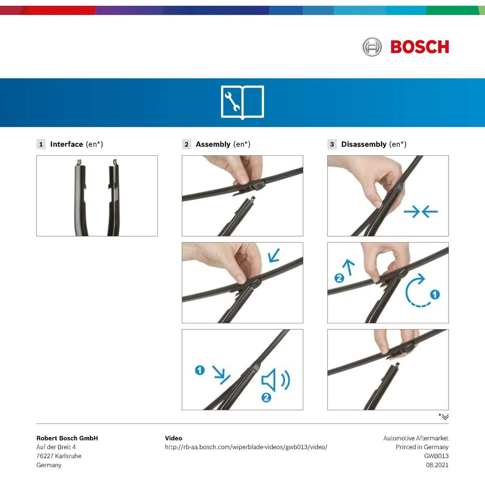 A230H Bosch Rear Screen Wiper A - Image 7