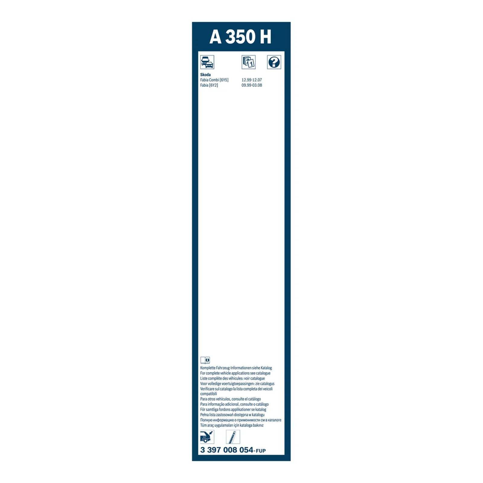 A350H Bosch Rear Screen Wiper A - Image 3