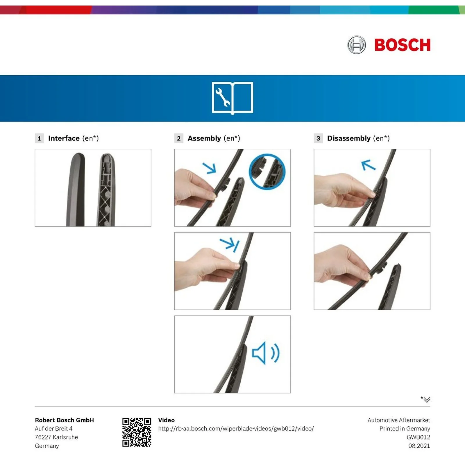 A350H Bosch Rear Screen Wiper A - Image 7