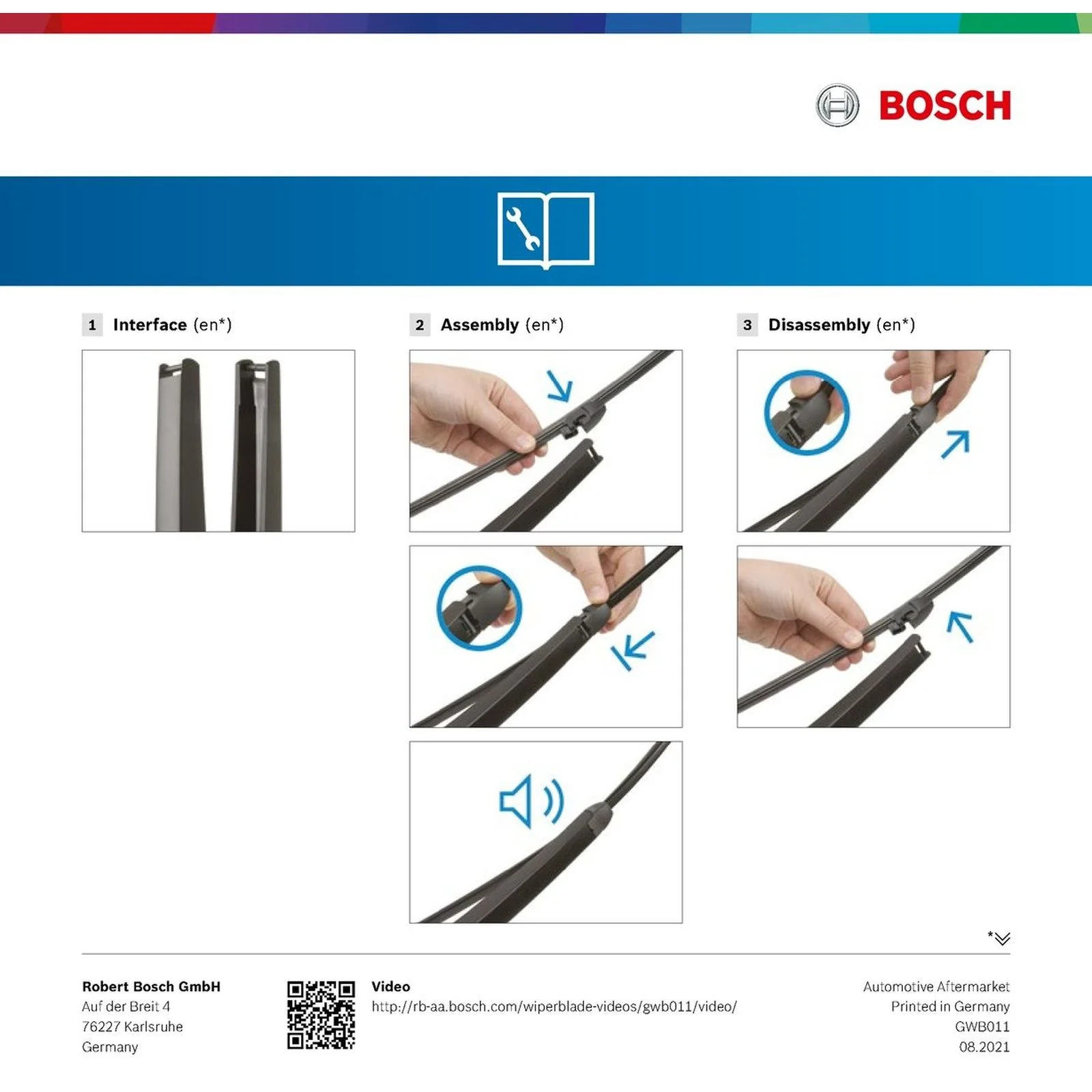 A400H Bosch Rear Screen Wiper A - Image 7