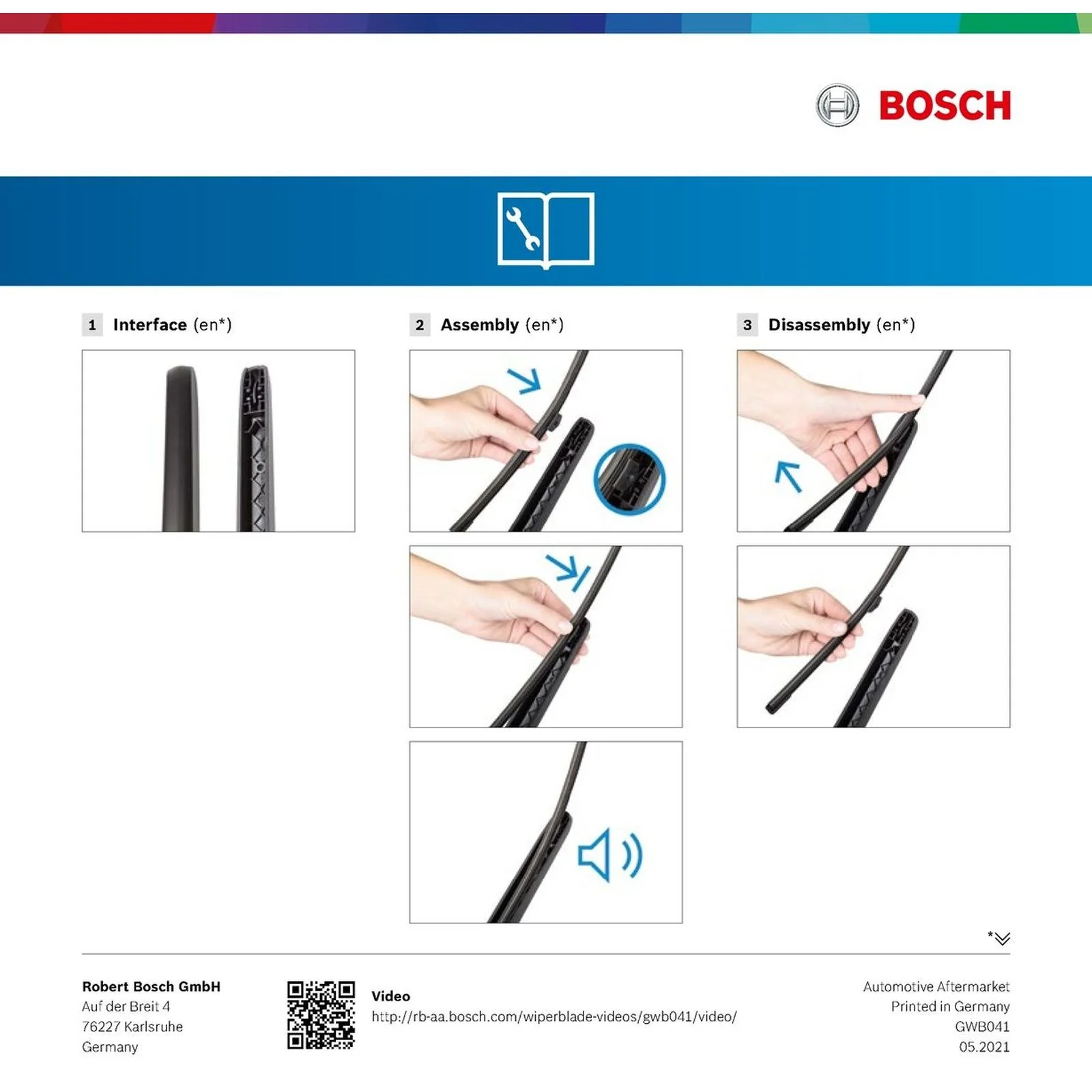 A402H Bosch Rear Screen Wiper A - Image 7