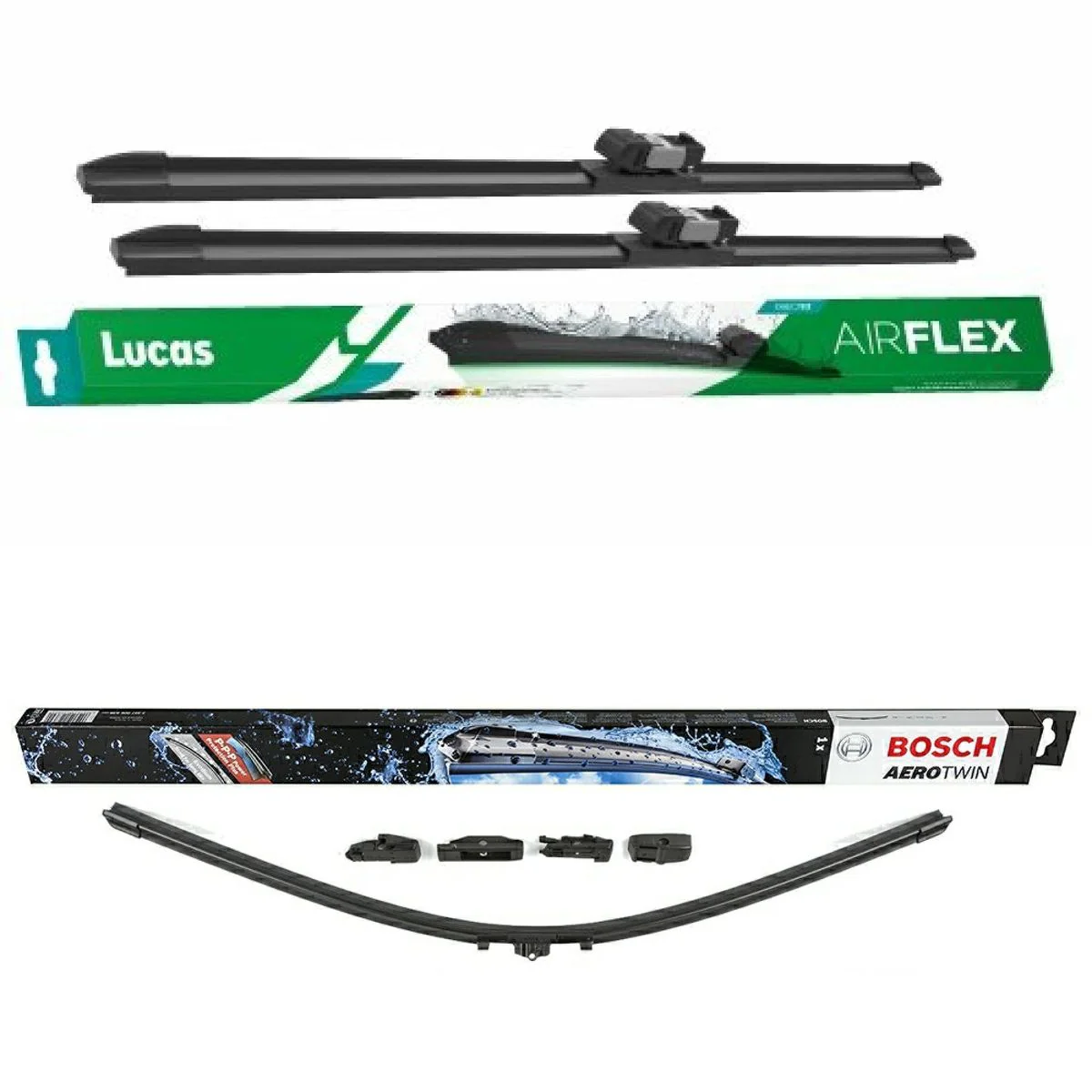 Lucas AIRFLEX DirectFit & Bosch Aerotwin Plus - Triple Pack